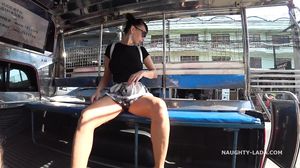 NaughtyLada - Spontaneous upskirt