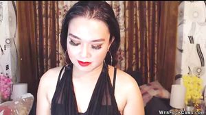 Brunette webcam girl chatting