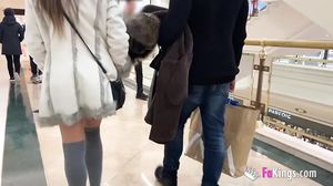 Frida Sante - De compras con EL CUBANO MONSTERCOCK