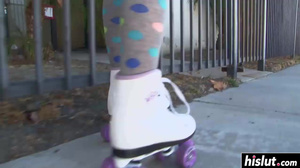 Black cock sucking featuring Krys Foxy