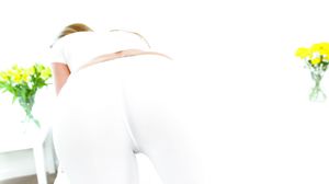 Asian MILF In White Sucking Cock and Facialized