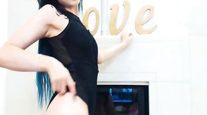 Brunette Cutie Flashes Naughtiest Of Ways