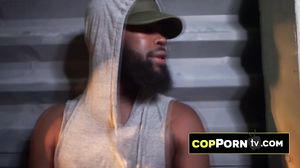 Take turns to play with a big black cock