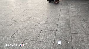 La France A Poil - Ebony Milf Fucks Voyeur From The Par