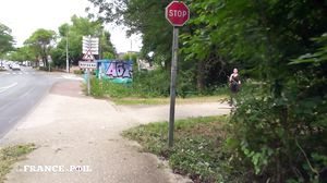 La France A Poil - Gorgeous Big Boobed Milf Flashing An