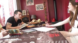 La France A Poil - Pretty Young Brunette Teenie Student