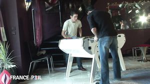 La France A Poil - Sleezy French Blonde Strips And Fuck