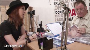 La France A Poil - Sexy Young Redhead Mounts Huge Cock