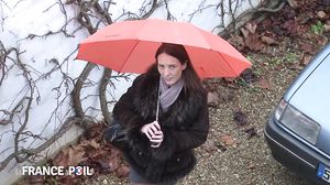 La France A Poil - Trashy Brunette From France Gets Dir