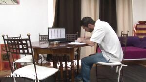 La France A Poil - Young And Tall Brunette In Lingerie