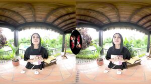 Latina babe on the roof