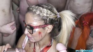 Halloween bukkake part2