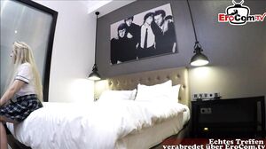 german 18yo shy college teen first time porn