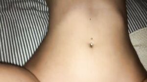 Cum on her Amateur Tits