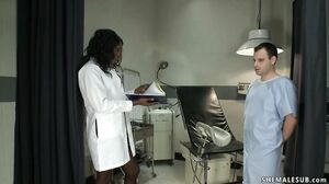 Bbc shemale doctor anal fucks man