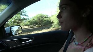 Zoe Bloom - You fuck Zoe on the beach, and cum on her face