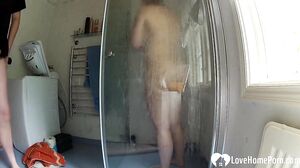I Joined My Wife In The Shower And Got A Blowjob
