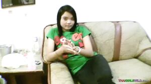 Baby Face Asian Teen Spreads Hairless sy for Foreign Co