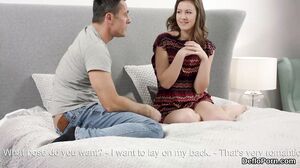 Elegant girl spreads soft snatch and gets deflorated