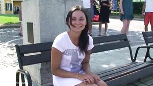 Alena Nude in Public