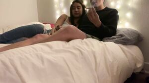 Young Asian Amateur Gets Creampied High