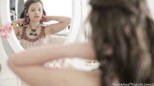 Nina - Tight teen asshole tries anal sex for the first