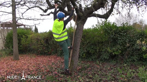 Therese  The top manager is a busty blond cougar