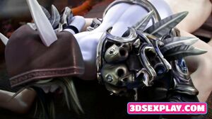 3D Sex Compilation of The Best Girl from World Warcraft