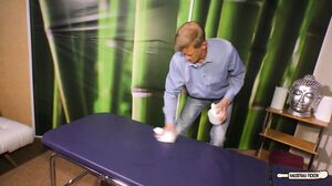 Jenny K. - Plump German amateur housewife gets cum on tits in exciting hardcore fuck