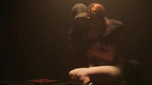 Slave is shackled in doggy position