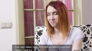 Intriguing kitten masturbates wet pussy until she is ha