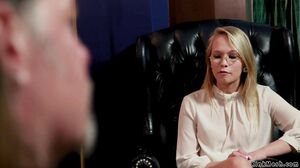 Therapist sent blonde for bdsm sex cure
