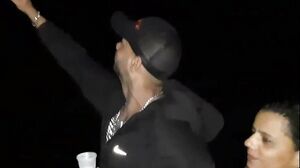 Esposa foi passar a noite na praia