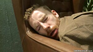 Ebony shemale doctor anal fucks man