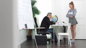 Melisa Benz Ginger cutie teases an experienced stud wit