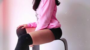 Sexy Blonde Babe Lara Served by Four Studs