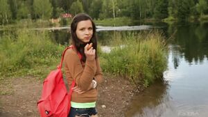 FameGirls - Audrey - Masturbating in the car