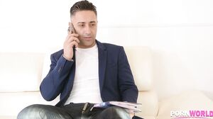 Petite teenager Kate Rich shows him her shaved pink bef