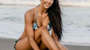 Florane Russell - Hard DP for hot maid Florane Russell with balls deep fucking and facial NF011