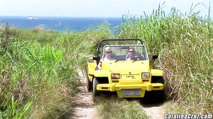 Anetta Keys and Tarra White - Girls day out at the beach turns into lesbian sex