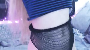 Blonde Babe Naughty Spinner Seduces