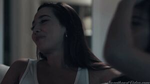 Lesbian Step Sisters 9 - Scene 3 - Movie Night Karlee G