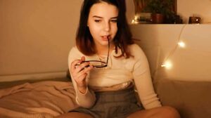 Super hot petite teen babe webcam teasing at home