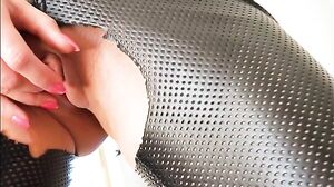 Masturbation And Penetration In Leather And Louboutin -