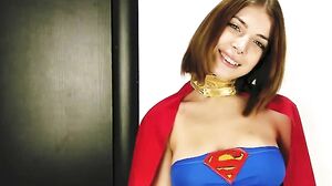 MihaNika69 - Supergirl Jerkoff her Anal Hole and Licks