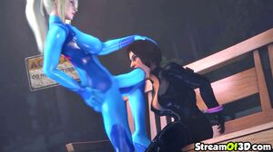 Samus Aran fucks Elizabeth
