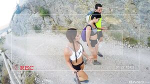 Lady Dee And Clea Gaultier Go Hiking And Share A Cock At The Summit