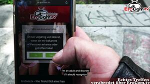 POV Agent meet blonde tattoo teen for outdoor fuck