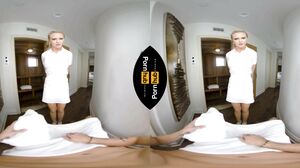 Sauna Worker Paisley Porter Helps Nathan Bron