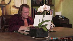 FamilyHookups - Teen cutie Bambi Brooks fucks her old hunky step dad